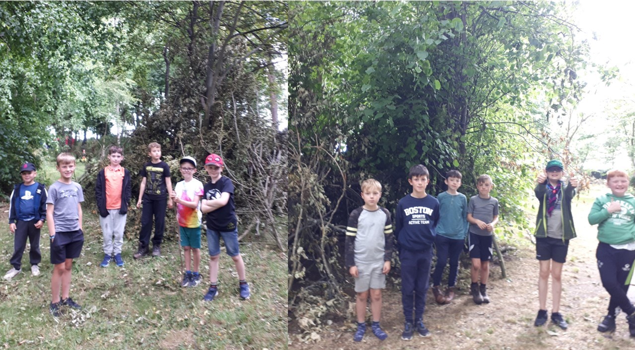 Camping fun for Cubs at West Hall