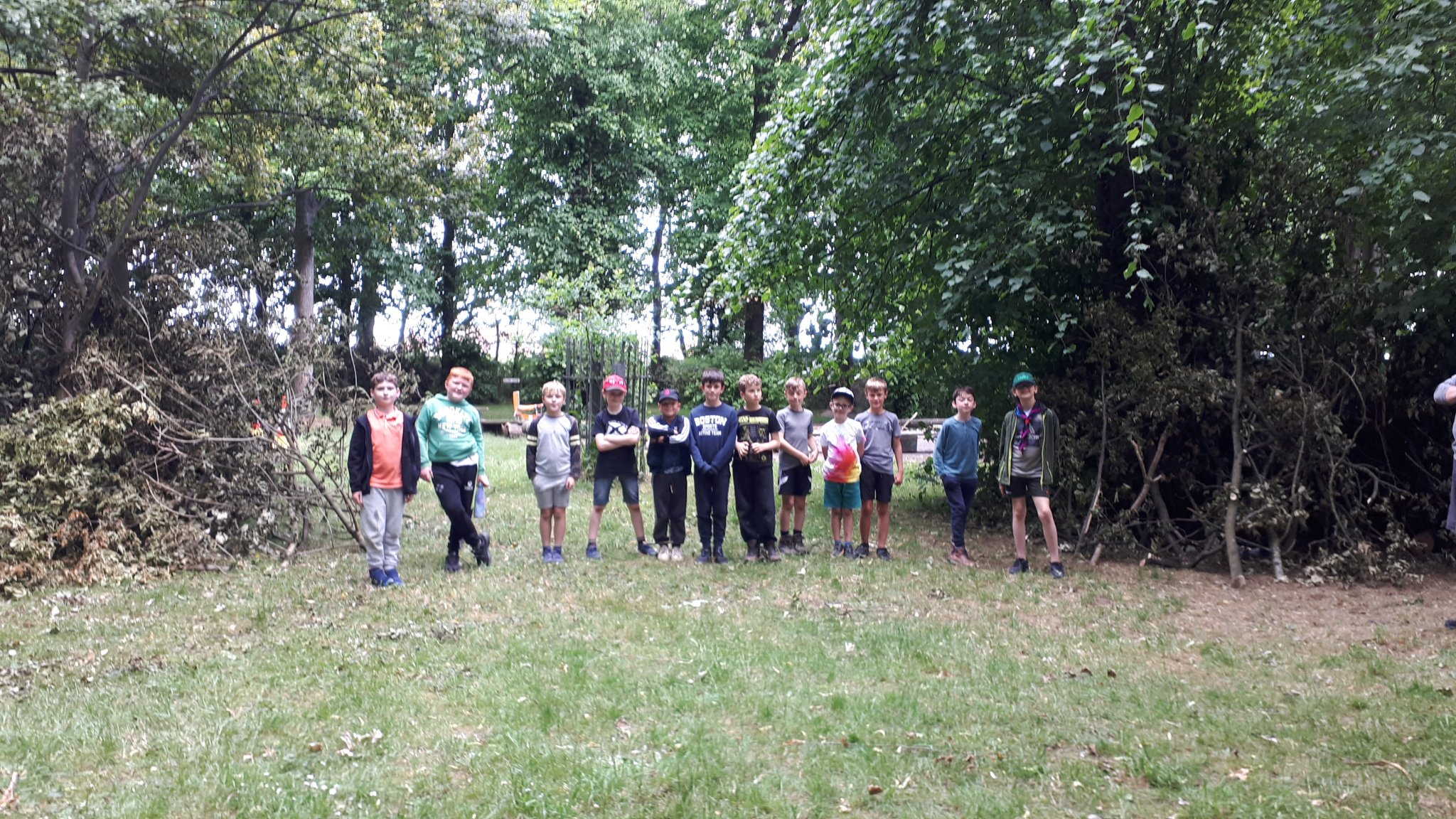 Camping fun for Cubs at West Hall