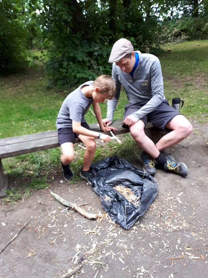 Camping fun for Cubs at West Hall