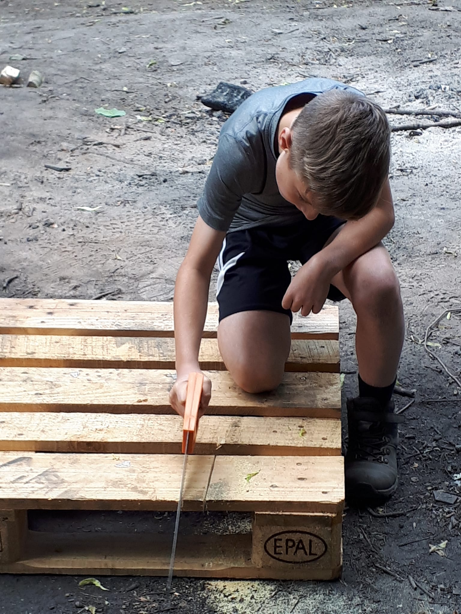 Camping fun for Cubs at West Hall