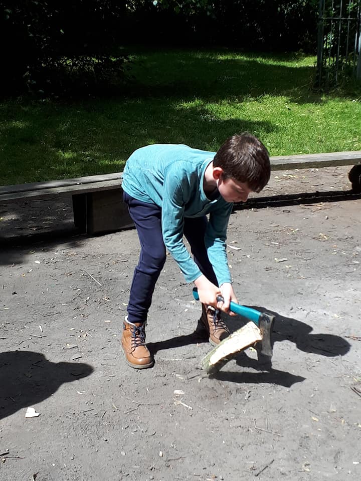 Camping fun for Cubs at West Hall