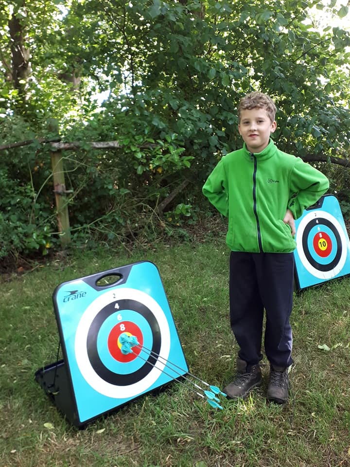Camping fun for Cubs at West Hall
